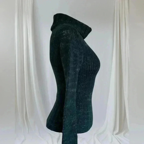 💟Teal Turtleneck Sweater - Picture 5 of 14